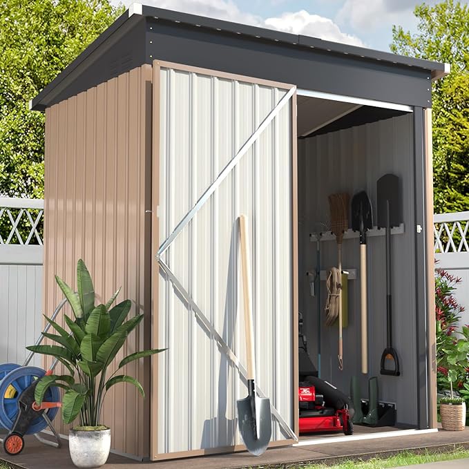 U-MAX 5 x 3 Outdoor Metal Storage Shed