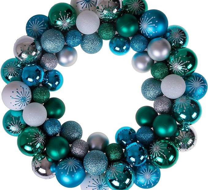 Clever Creations Artificial Christmas Wreath