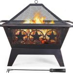 Yaheetech Fire Pit For Outdoor Patio