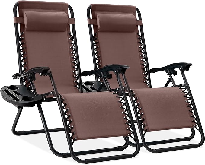 Best Choice Products Adjustable Steel Mesh Zero Gravity Lounge Chair Recliner