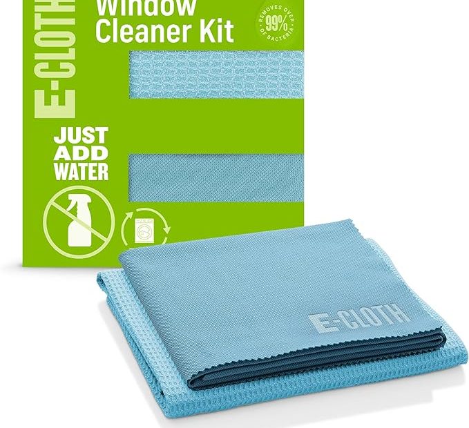 E Cloth Window And Glass Cleaning Cloth Kit