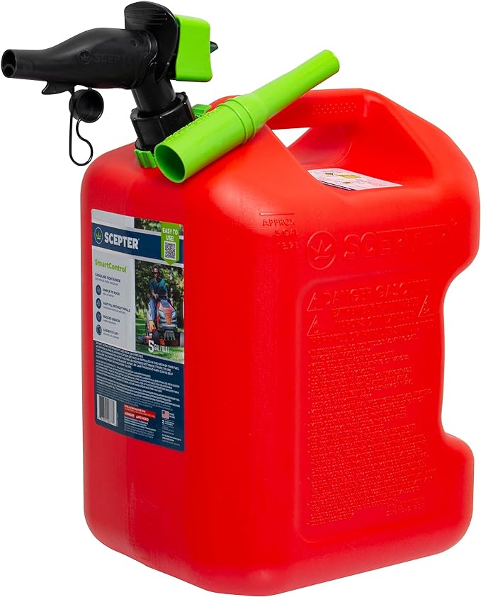 Scepter Fuel Container with Spill Proof SmartControl Spout