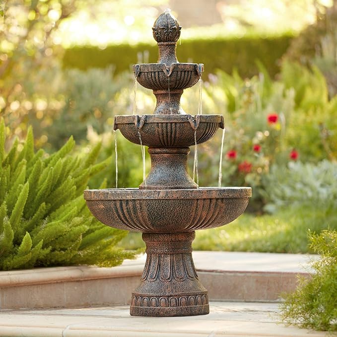 Ravenna Italian Outdoor Floor Bubbler Fountain