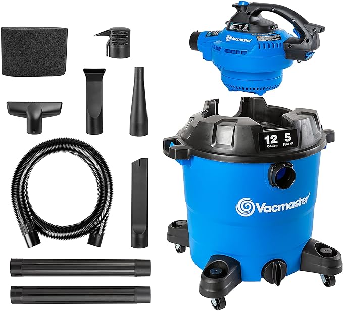 Vacmaster 12-Gallon Wet/Dry Shop Vacuum