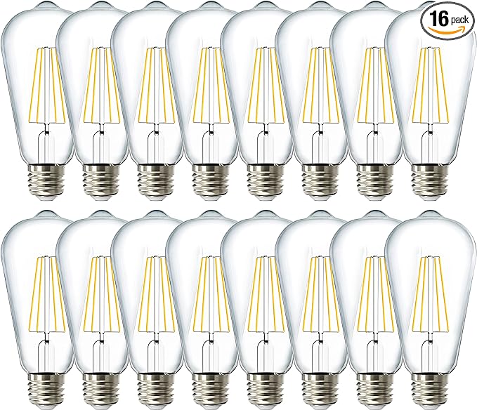 Sunco Vintage LED Edison Bulbs