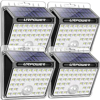 URPOWER Solar Lights Outdoor Motion Sensor Security Lights