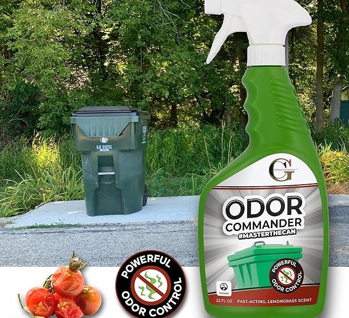 Odor Commander, Odor Control Spray Bottle, 22 Ounces, Lemongrass Scent