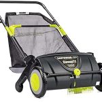 Earthwise Lsw70021 21 Inch Width Leaf & Grass Push Lawn Sweeper, Black