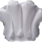 Aquasentials Inflatable Bath Pillow Terry Cloth (white)